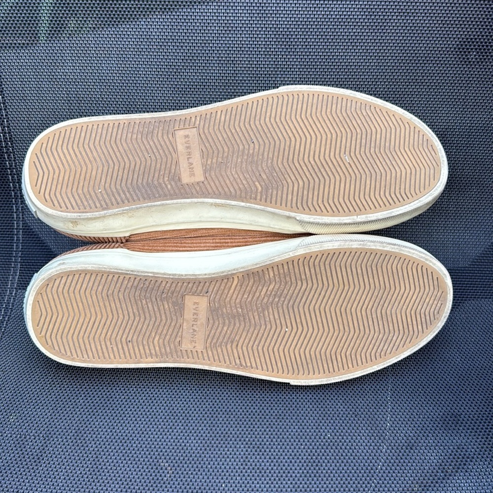 Everlane Corduroy Sneakers in Brown Sz 11 - Picture 11 of 11